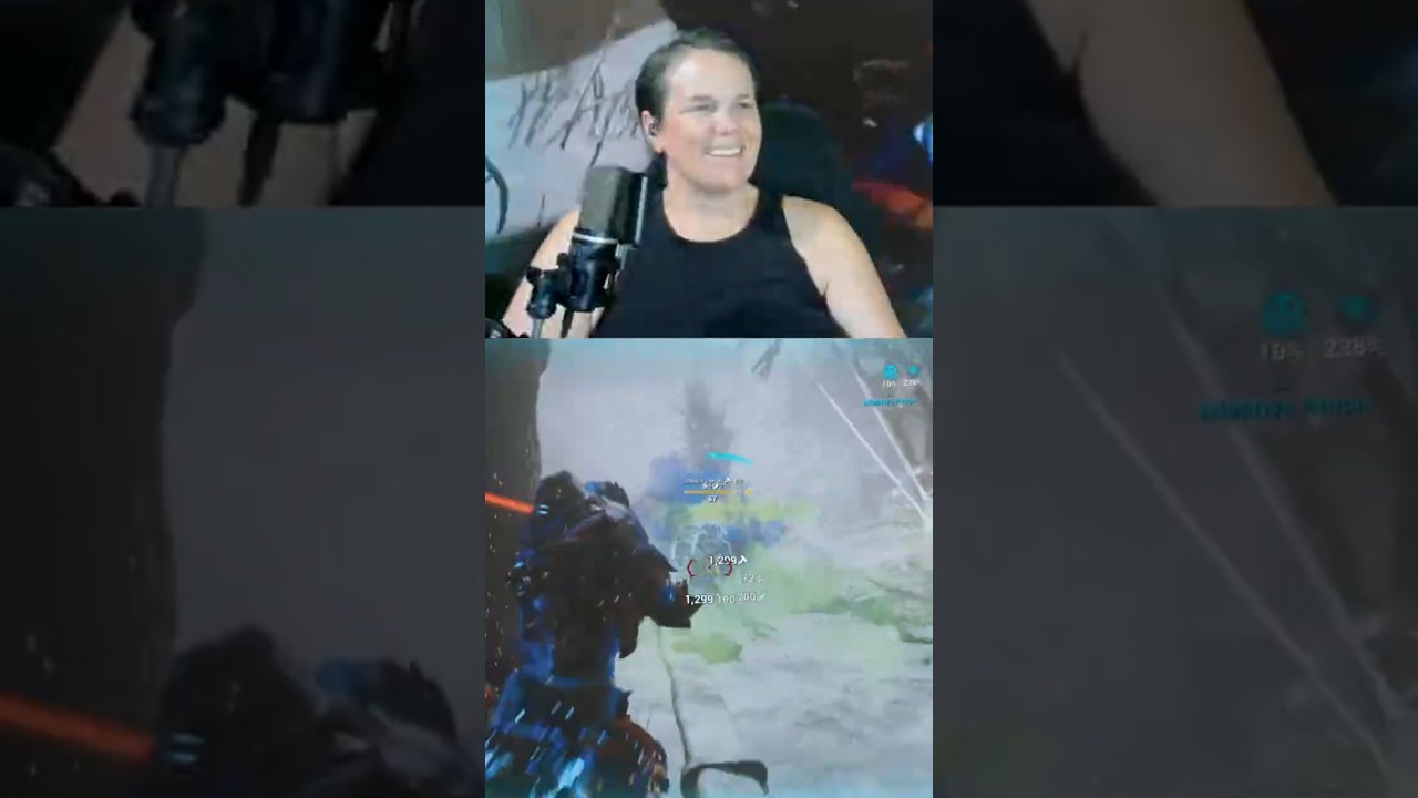 Big laughs with a friend while playing Warframe | 