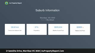 21 Satellite Drive, Werribee VIC 3030 | AuPropertyReport.Com