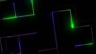 Futuristic Neon Square Grid Seamlessly Loopable Vjloop Animation Background 4K / 60:00 min