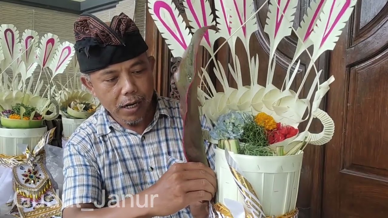 Tutorial pemasangan sumpang Daksina, yg akan di pakai Nyegara gunung