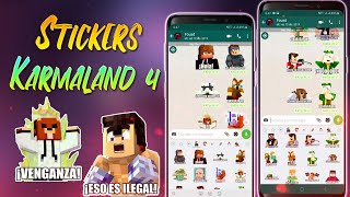 🤣LOS STICKERS MÁS GRACIOSOS DE KARMALAND 4 PARA WHATSAPP | AÑÁDELOS | 2,020🤣 screenshot 1