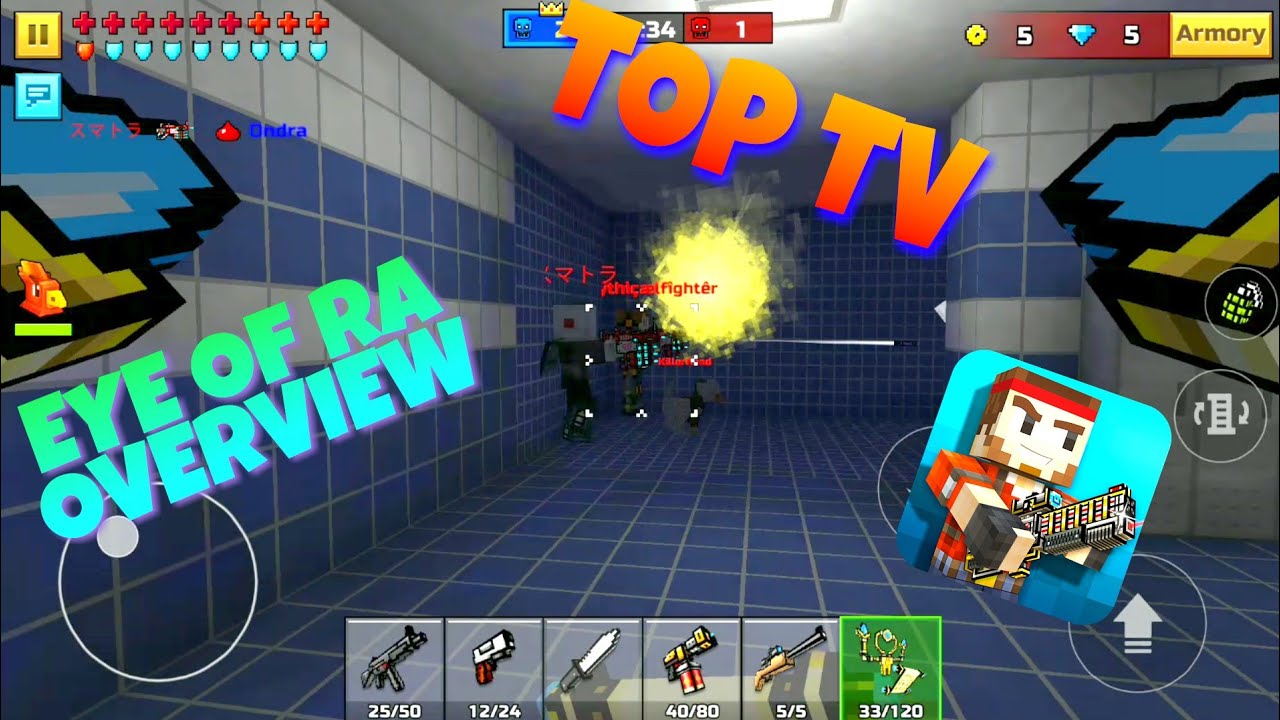 PIXEL GUN 3D - EYE OF RA OVERVIEW! - ГЛАЗ РА ОБЗОР!