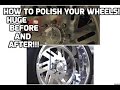 How to Polish your American Force wheels & all other billet wheels!