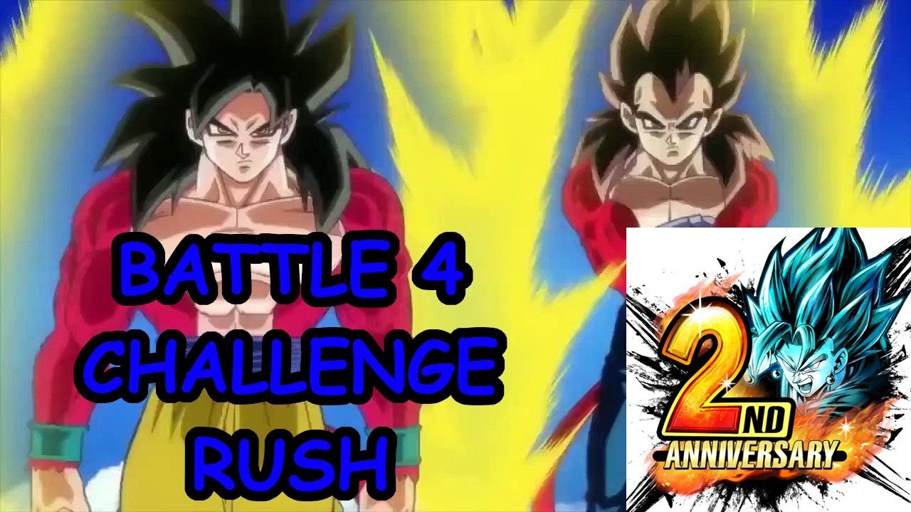 Battle 4 Du Challenge Rush Du 2eme Anniversaire Dragon Ball Legends Youtube