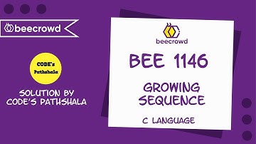 beecrowd Problem 1146 - Growing Sequences solution( Bangla ) | C language
