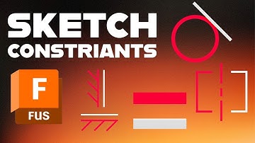 Master Sketch Constraints in Fusion 360: Tangent, Coincident, Equal, Parallel, and More