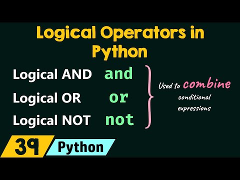 Logical Operators In Python