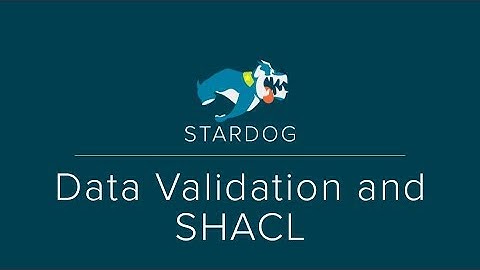 [Training] Data Validation and SHACL