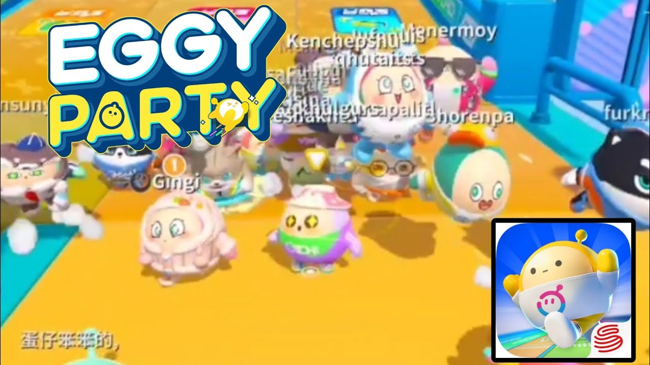 My Girlfriend & I vs 30 Players in an Inspired Fall Guys Game! - Eggy Party