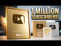 The YouTube Gold Play Button Award Has Arrived!!!