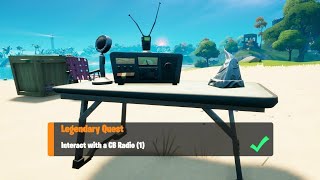 Interact With A CB Radio |  Fortnite Week 5 Challenges