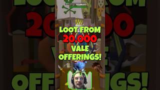 Loot From 20,000 Vale Offerings! OSRS! #gaming #osrs #mmorpg #oldschoolrunescape #loot #mmo #new