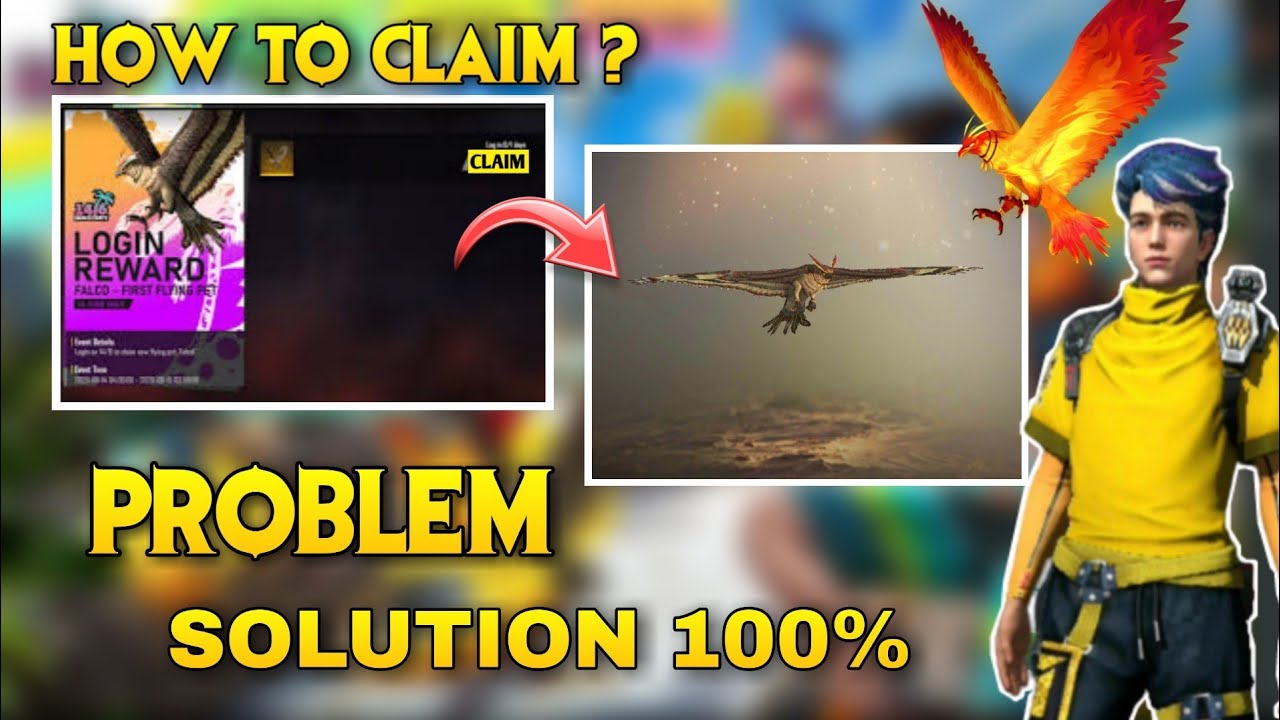 HOW TO CLAIM FALCON PET FALCON PET EVENT PROBLEM SOLUTION FREE FIRE