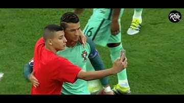 Cristiano Ronaldo hugs fans #respect emotional video 2023