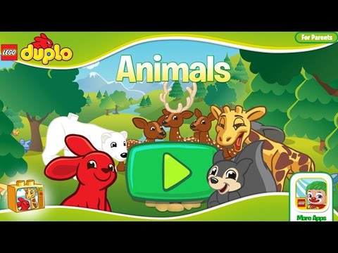 Easy Animals to build with LEGO DUPLO: a penguin, fish, elephant, chick, and tortoise. Great activit. 