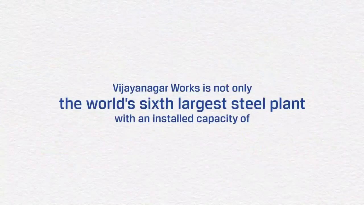 JSW STEEL MANUFACTURING FACILITY AT THE ASIA'S SINGLE LOCATION LARGEST STEEL PLANT