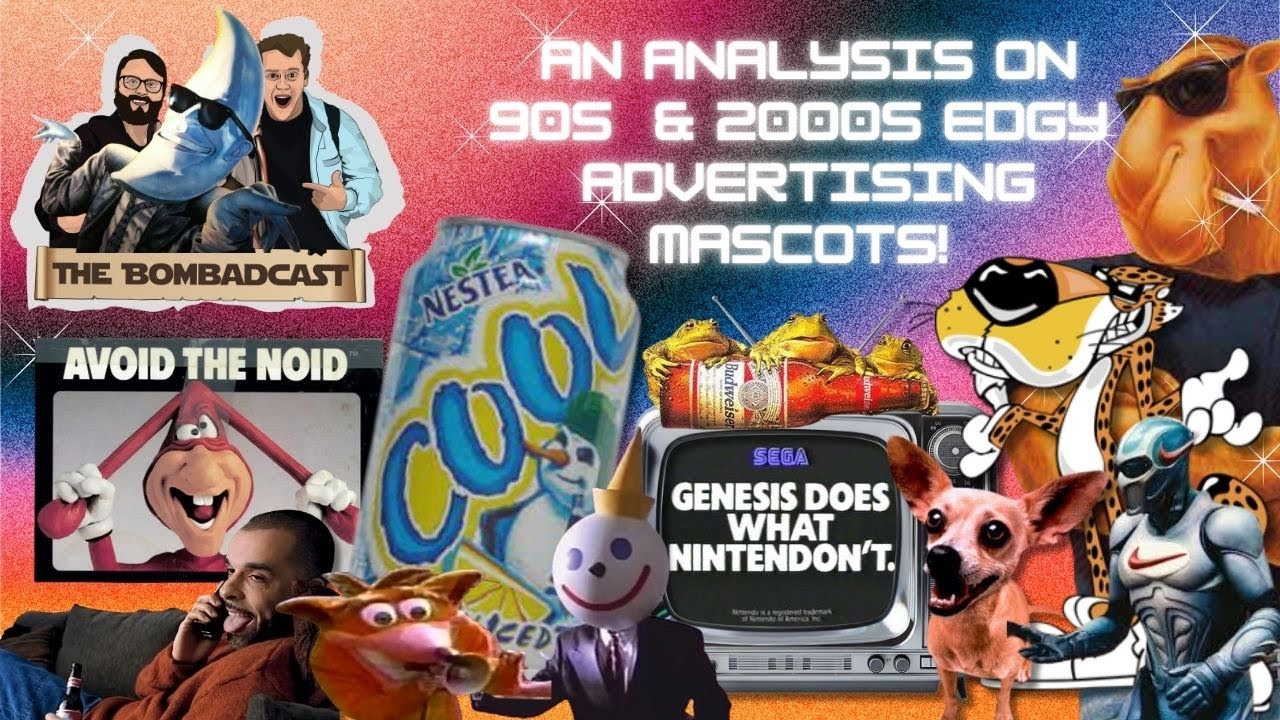 An Analysis on 90s & 2000s Edgy Advertising Mascots