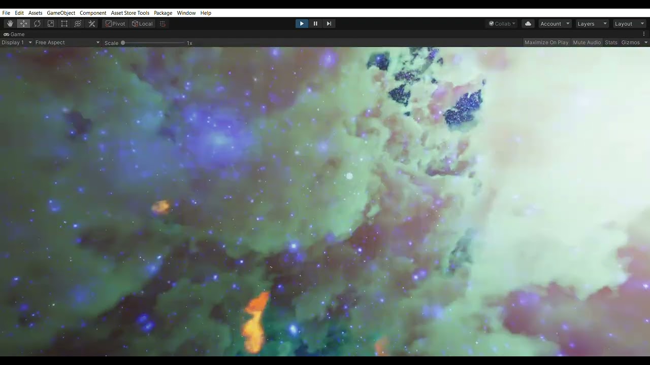 ORION - Space Scene and Planets generation Framework - New fully volumetric Nebula - Galaxy & Stars