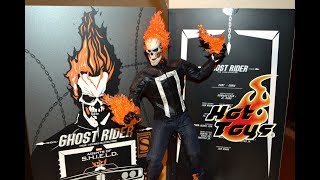 October 2, 2017 - review & unboxing of the 12" 1/6 scale hot toys
exclusive agents shield robbie reyes ghost rider figure! from
collection marlo al...