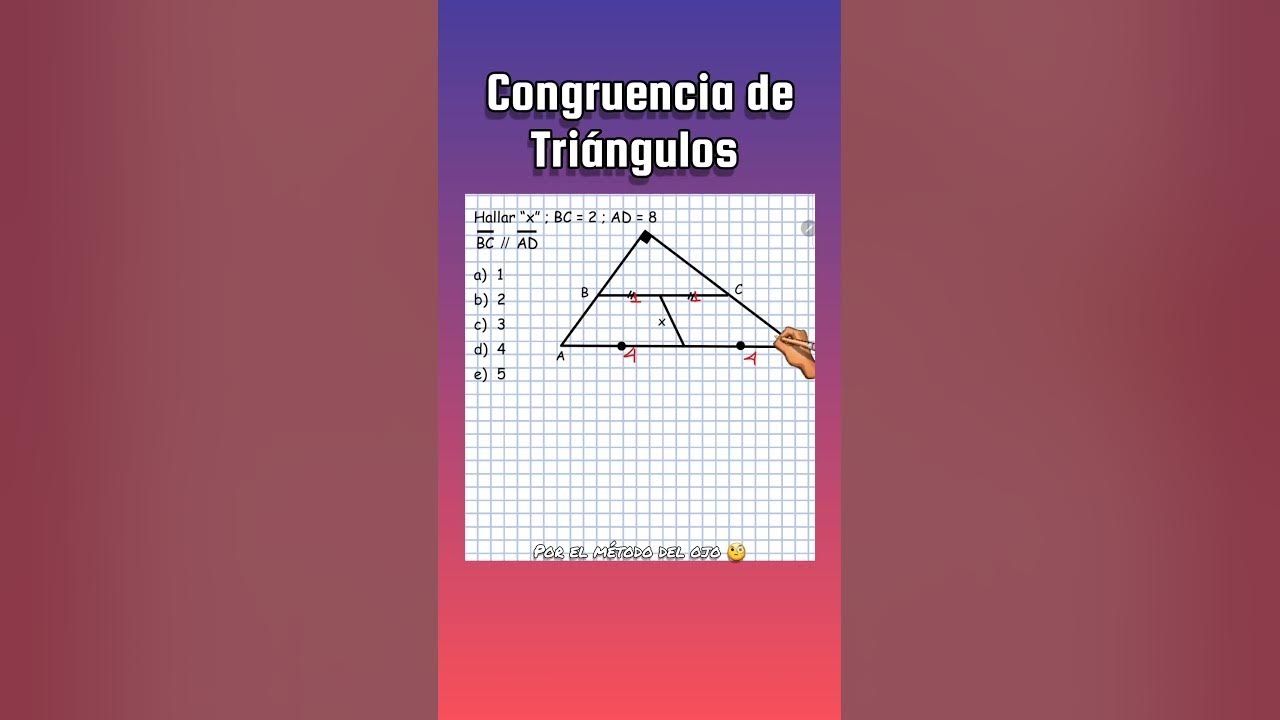 Congruencia Triángulos E14 matematica materialescolar mate 