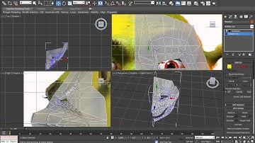 3D Max - Creating the Eyebrow - Video 8