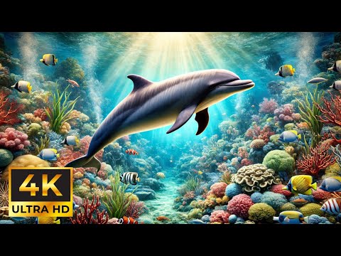 Aquarium Tranquility 4K • Breathe Deep and Relax with the Ocean’s Harmony