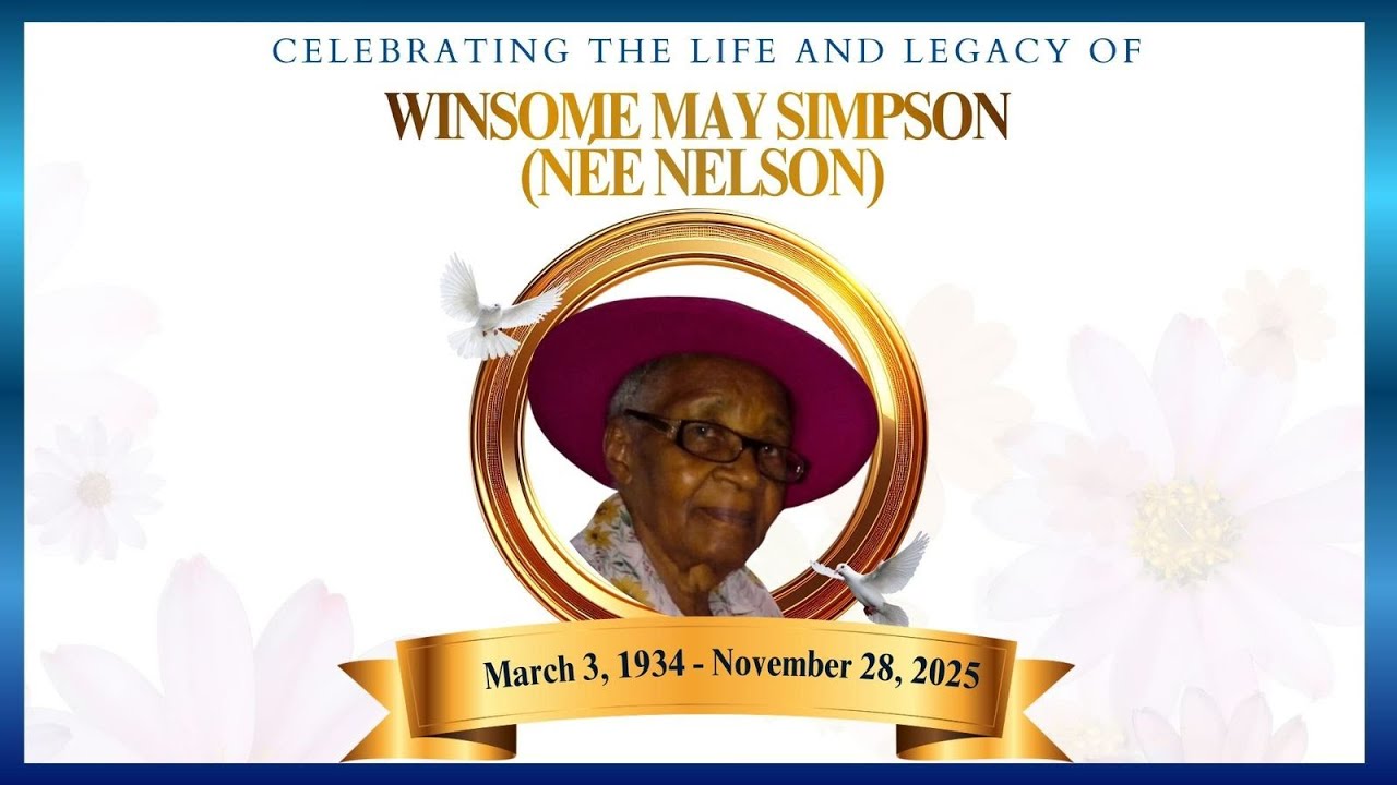 Homegoing Service For The Late Winsome May Simpson (Nee Nelson) | January 15, 2026