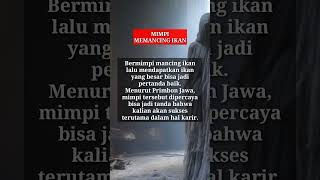 mimpi memancing ikan #shortsweton #primbonwatak
