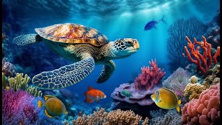 Deep Healing Music, Underwater Relaxation Music, Instant Relief from Stress and Anxiety, Calm Nature image