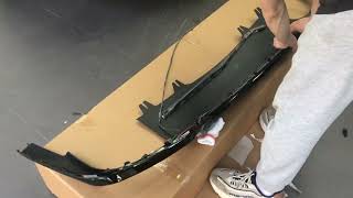 Audi A5 2022 installs S5 style rear diffuser.