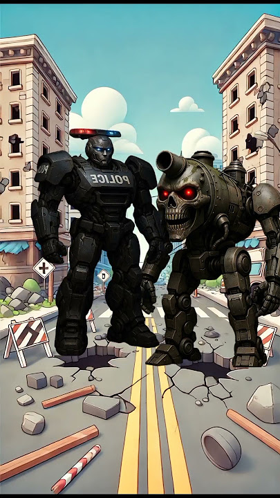 Kereta Api Zombie Vs Robot Polisi. #shortsvideo #zombie    #kartuntempel