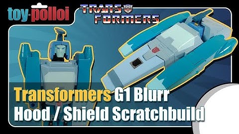 Vintage Transformers G1 Blurr Hood / Shield zelfbouw - Toy Polloi
