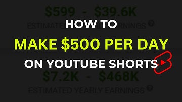 HOW TO MAKE $500/DAY WITH YOUTUBE SHORTS – NO FILMING! | Canva  | ChatGPT |  [no faces]