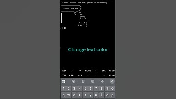 Changing the color of printed text in Termux...                     #termux #cod #shorts #shortvideo