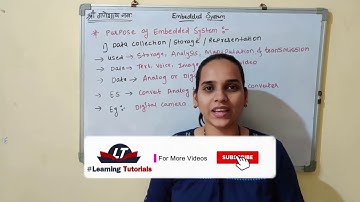 Purpose of Embedded System