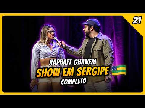 1 HORA DE HUMOR, SHOW COMPLETO DE RAPHAEL GHANEM EM ARACAJU, SOLTEIRAS, MAROMBAS, SOLTEIROS E CASAIS