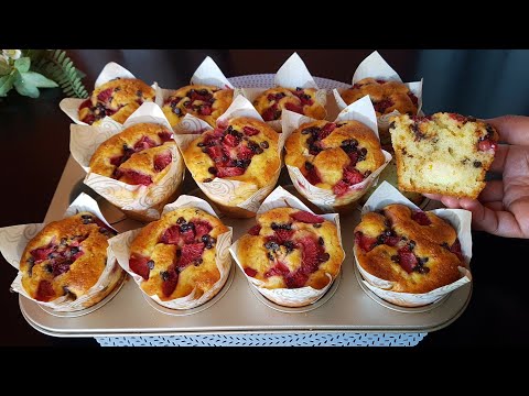 MUFFIN  in 5 minuti che si scioglie in bocca! Semplice e delizioso 🥰