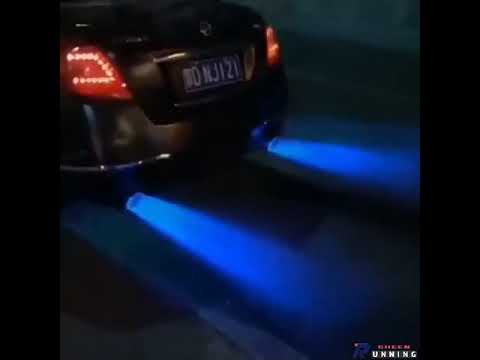 Глушитель для автомобиля с цветной подсветкой с AliExpress