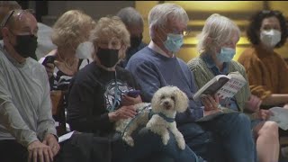 Pet owners flock to Blessing of the Animals in Manhattan