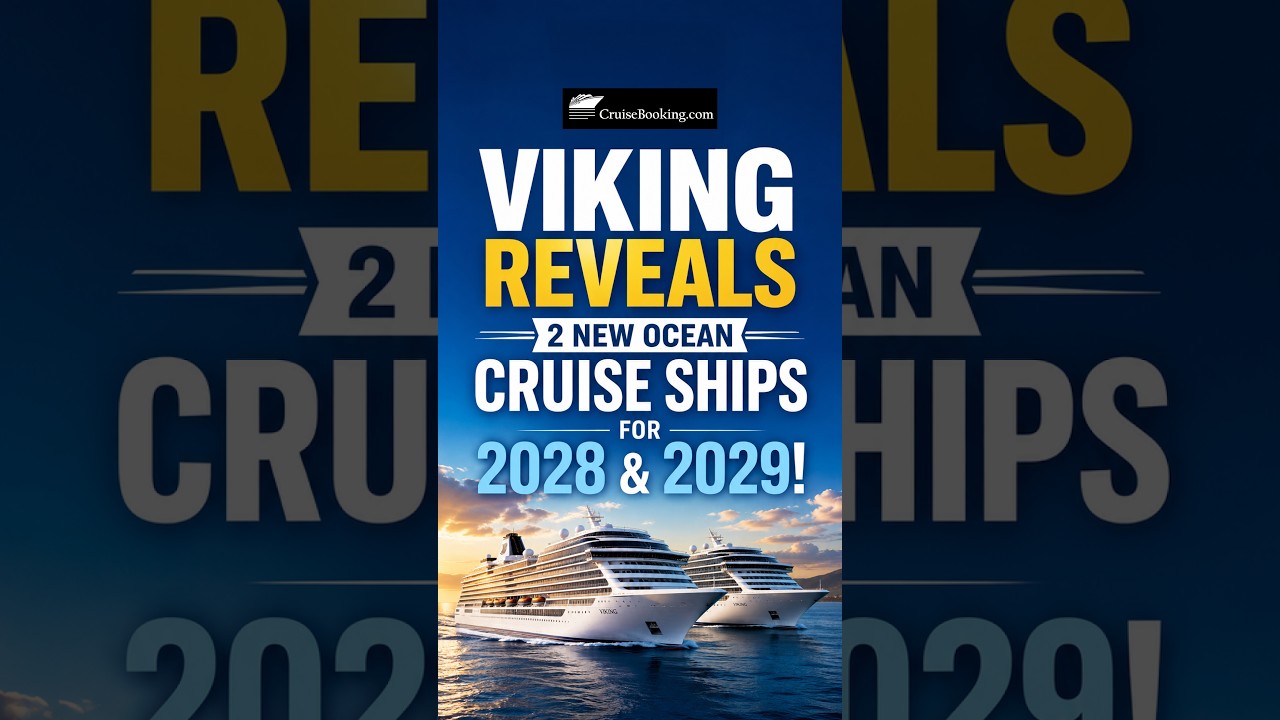 Viking Reveals 2 New Ocean Cruise Ships for 2028 & 2029! | CruiseBooking.com
