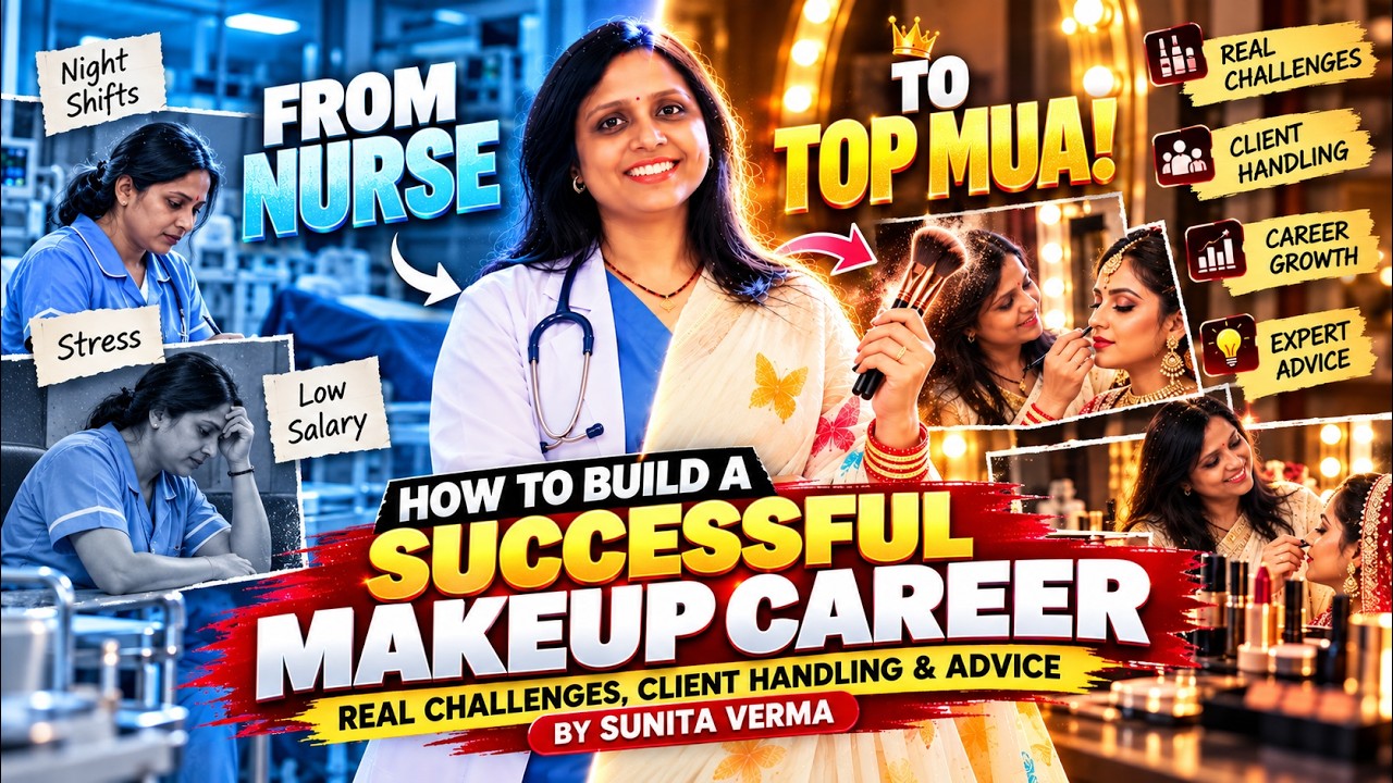 Sunita Verma discussing her journey, struggles and experiences as a professional makeup artist in an exclusive Global Magazines interview.