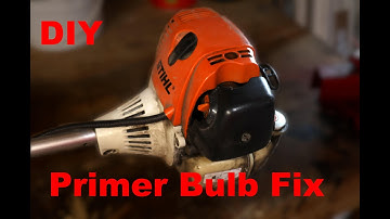 STIHL FS110 How To Save Money Fixing a Primer Bulb Your Self