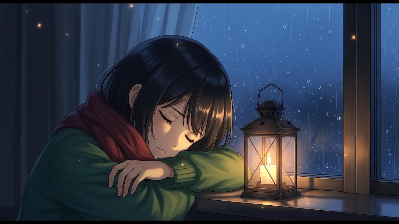 4 Hour Sad Lo Fi ☔ Rainy Night Beats to Relax, Study & Unwind 🌙
