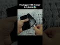 He plugged 100 charger in 1 phone 😱 (Experiment)
