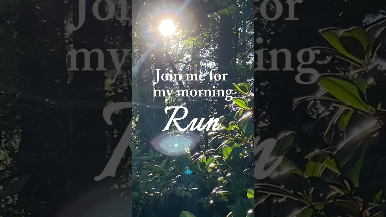 There's nothing like the quiet of a morning run to reset the soul 