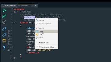Operadores Lógicos: algoritmo Triângulo