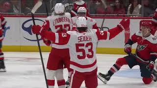 John Leonard, brother of Capitals forward Ryan Leonard, has his first goal with the Red Wings! 🚨 Information