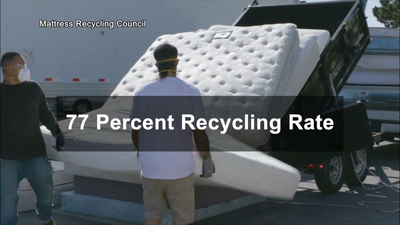 7 Million Recycled Mattresses Reduce Illegal Dumping YouTube