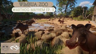 🦒Warthog Mayhem | Planet Zoo Speed Build | Wimbua Zoo Ep. 5