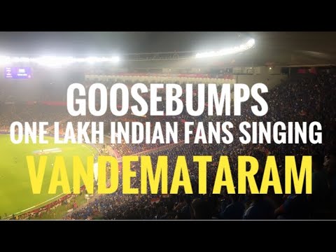 Goosebumps 1lakh fans singing VANDE MATARAM #t20worldcup #indiancricketteam #wankhedestadium #kohli
